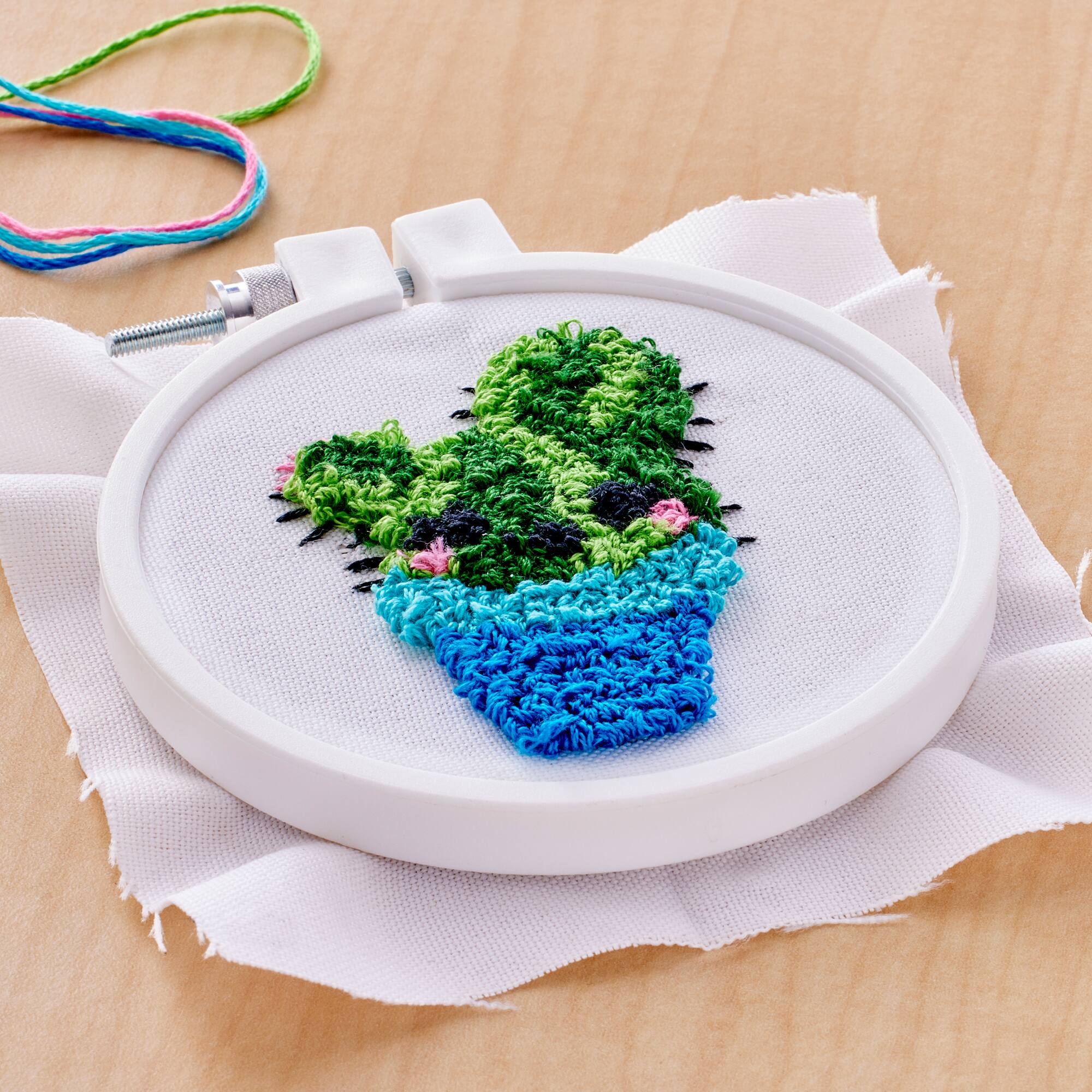 Cactus Punch Needle Kit by Loops & Threads™
